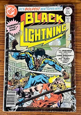 Buy BLACK LIGHTNING #1 1ST APPEARANCE Peter Gambi Tobias Whale 1977 Marvel Comics • 11.98£