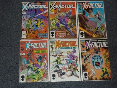 Buy X-Factor #1 To #6 - Marvel 1986 - 6 Comic Run - 1st Cameo/Full App Apocalypse • 50.99£