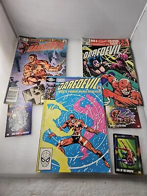 Buy Daredevil Comic Book Lot Of 3 #176,178,191 Plus Play Cards - TK • 23.95£