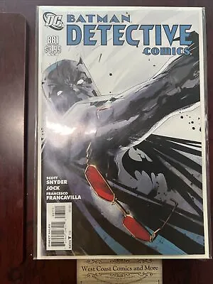 Buy Batman Detective Comics 881 DC Comics 2011 Snyder Jock Francavilla Unread Wow FS • 34.27£