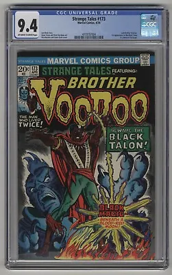 Buy Strange Tales Featuring Brother Voodoo #173 CGC 9.4 OW To White Pgs Marvel, 1974 • 519.69£