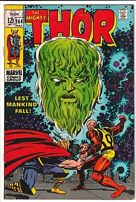 Buy Thor #164 1969 Marvel Comics 5.0 VG/FN KEY ORIGIN OF HIM JACK KIRBY COVER • 24.62£
