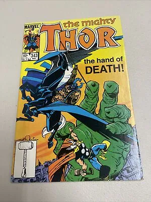 Buy Thor Canadian Price Variant #343 High Grade 1984 Hand Of Death • 12£