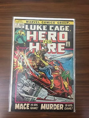 Buy Luke Cage Hero For Hire # 3 - 1st Gideon Mace - Marvel.  F/VF Condition.  (C) • 22.47£