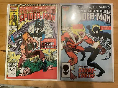 Buy Peter Parker The Spectacular Spiderman 113,116 X2 Comics First App The Foreigner • 23.75£