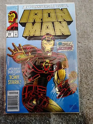 Buy Marvel Comics Iron Man #290 Comic Book 1993 30th Anniversary Issue • 7.88£