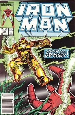 Buy Iron Man (1968) #218 Newsstand VF-2. Stock Image • 2.98£