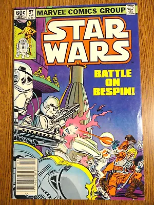 Buy Star Wars #57 Newsstand Walt Simonson Cover Luke Skywalker Key 1st Print Marvel • 12.64£