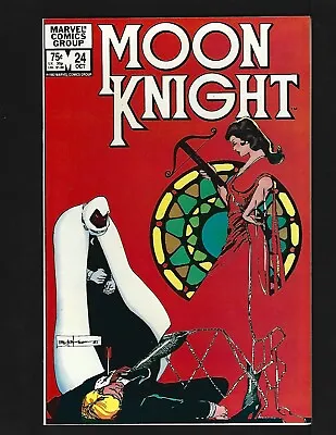 Buy Moon Knight #24 (1980 Series) VF+ Sienkiewicz Stained Glass Scarlet Frenchie • 14.98£