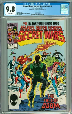 Buy MARVEL SUPER-HEROES SECRET WARS 11 CGC 9.8 9.8 Both WP DOUBLE COVER Marvel 1985 • 235.09£