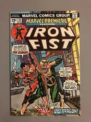 Buy Marvel Premiere #16  | 2nd Appearance Of Iron Fist | VF - Condition. • 51.97£