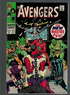 Buy Marvel Comics Avengers 54 5.5 FN- 1968 Masters Of Evil Ultron Appearance • 57.99£