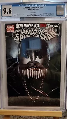 Buy Amazing Spider-Man #569 CGC 9.6 Adi Granov Cover Eddie Brock Becomes Anti-Venom • 55.12£