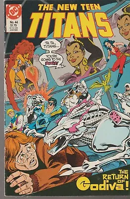 Buy Dc Comics New Teen Titans #44 (1988) 1st Print F • 2.50£