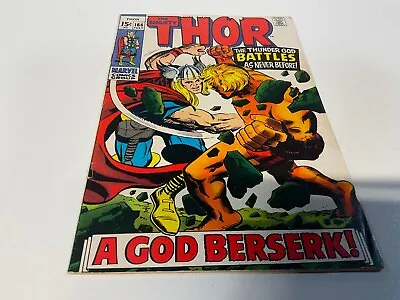 Buy The Mighty Thor #166 2nd App Adam Warlock Him (marvel/1969/jack Kirby/1123212) • 41.53£