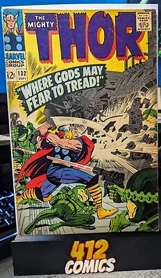 Buy The Mighty Thor #132 - 1st Cameo App. Ego The Living Planet-Combine Ship • 19.77£