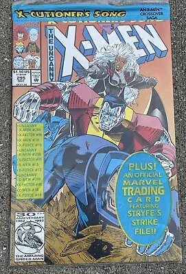 Buy Uncanny X-Men #295 Marvel 1992 Nice Sealed Comic With Wolverine Trading Card! • 6.30£