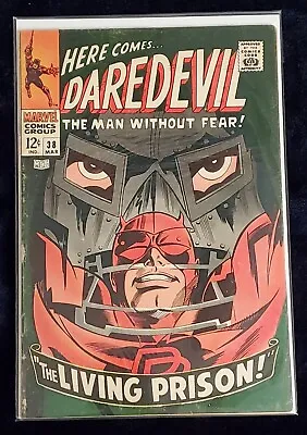 Buy Daredevil #38 (1968) DD Vs Doctor Doom, Part Two! Written By Stan Lee! -VG/FN!!! • 31.97£