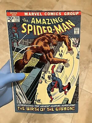 Buy The Amazing Spider-Man #110 (1972) 1st Appearance Of Gibbon Stan Lee High Grade • 79.03£