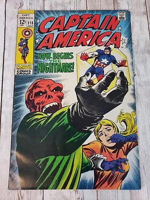 Buy Captain America #115 Marvel Comics - Iconic Red Skull Cover! • 31.59£