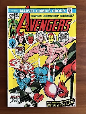 Buy Avengers #117 VF Sub Mariner Captain America Defenders Battle 1973 Marvel Comics • 11.87£