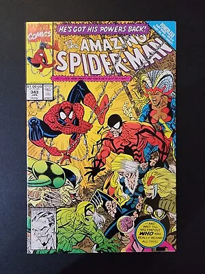 Buy Marvel Comics The Amazing Spider-Man #343  January 1991 1st App Cameo Cardiac • 3.16£