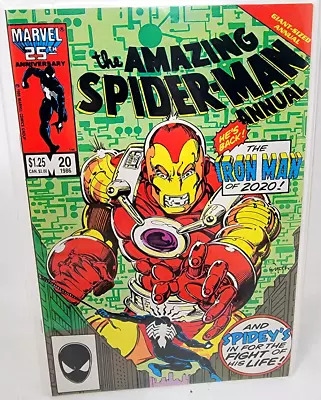 Buy Amazing Spider-man Annual #20 Iron Man 2020 (arno Stark) Origin *1986* 9.0 • 6.32£