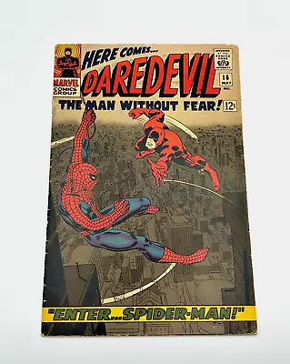 Buy Daredevil 16 1966 Amazing Spider-Man Solid Copy VG+ • 98.83£