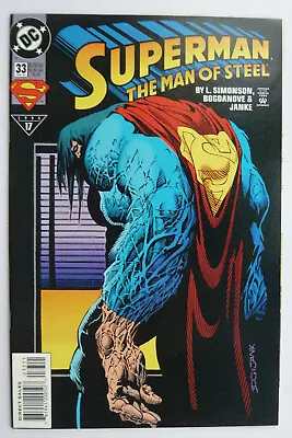 Buy Superman The Man Of Steel #33 - 1st Printing - DC Comics May 1994 VF+ 8.5 • 4.45£