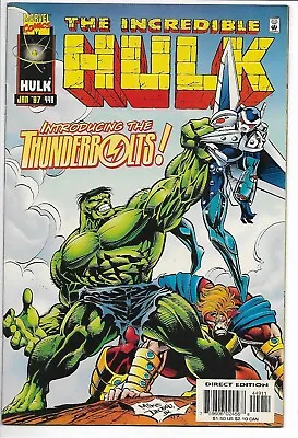 Buy Incredible Hulk #449 1st Thunderbolts Marvel 1997 NM- • 88.47£