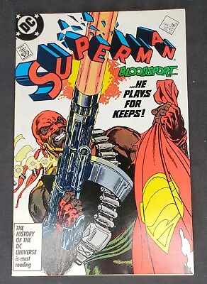 Buy Superman #4 (Apr 1987, DC) 6.5 FN DC 1st Bloodsport App Suicide Squad • 12.82£