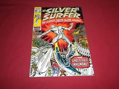 Buy BX4 Silver Surfer #18 Marvel 1970 Comic 4.0 Bronze Age VS INHUMANS! LAST ISSUE! • 28.75£