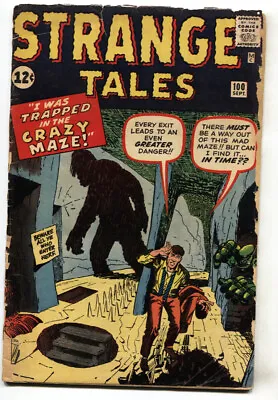 Buy Strange Tales #100--1962--Ditko--Marvel Comic Book • 39.10£