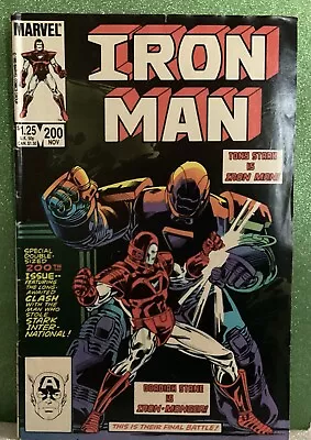 Buy RARE MARVEL COMICS Iron Man NUMBER 200 Iron Monger (1985) MINT UNREAD • 9.50£