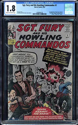 Buy Sgt Fury & His Howling Commandos #1  Cgc 1.8 Cgc #2088893018 • 559.66£