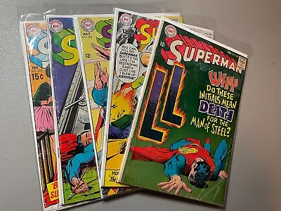 Buy Superman #204, 205, 208,213, 224 - Neal Adams Covers - • 35.52£