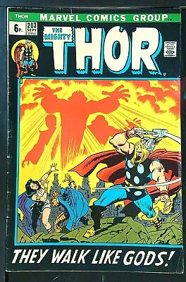 Buy Thor (Vol 1) # 203 Fine (FN) Price VARIANT RS003 Marvel Comics BRONZE AGE • 17.99£