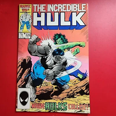 Buy Incredible Hulk #326 Marvel Comic Books 1986 Fine • 6.40£