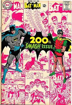 Buy Batman #200 DC 1968, Friedrich / Stone, Giella, VFNM • 188.82£