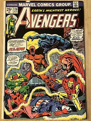 Buy Avengers #126 (1974)  All The Sounds And Sights Of Death! • 12.05£