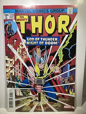 Buy Marvel Comics Thor (facsmile Edition) #229 (2020) Variant Nm/mt Comic Ov1 • 3.16£