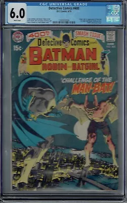 Buy Cgc 6.0 Detective Comics #400 White Pages 1st Appearance Man-bat  • 380.63£