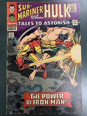 Buy Tales To Astonish #82 (Marvel, 1966) 1st Crossover With Tales Of Suspense GD • 35.98£