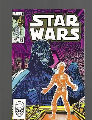 Buy Star Wars #76  (Marvel 1983) VF/NM 9.0, 60 Cent Edition, Darth Vader & Luke  • 20.56£
