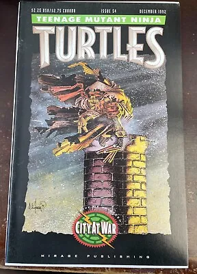 Buy Teenage Mutant Ninja Turtles #54 (1992) Mirage City Of War • 11.85£