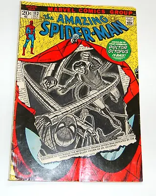 Buy The Amazing Spider-man #113 October 1972 “Doctor Octopus” Comic Book Marvel C152 • 31.97£