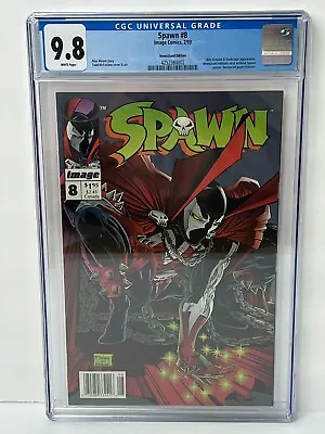 Buy Spawn #8 Newsstand Edition Image Comics 1993 CGC 9.8 Vindicator Appearance • 359.65£