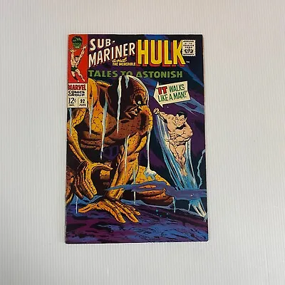 Buy Tales To Astonish Hulk Sub-Mariner #92 1968 VF/NM Cent Copy • 55£