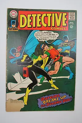 Buy Detective Comics #369 1st Team-up Batgirl & Robin Silver Age DC Comics 1967 G/VG • 31.60£