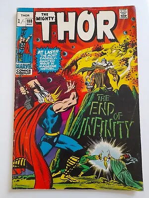 Buy Thor #188 May 1971 VGC 4.0 Origin Of Infinity • 6.99£